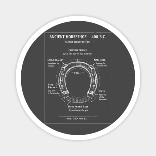horseshoe blueprint Magnet